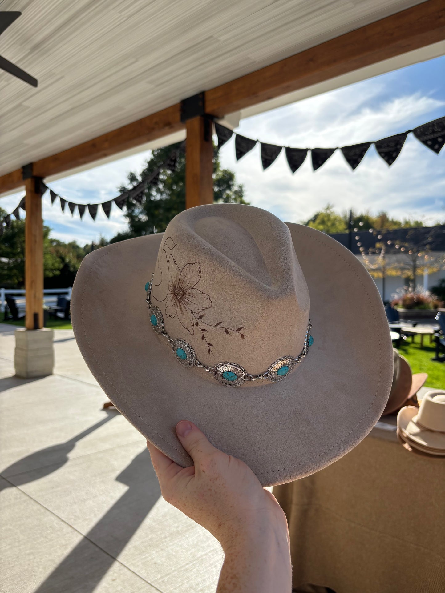 PEACH Cowboy Hat